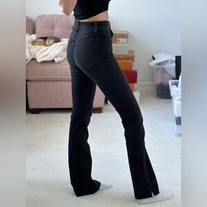 Joe's Jeans Black Amber high rise stretch Jeans 24 revolve designer